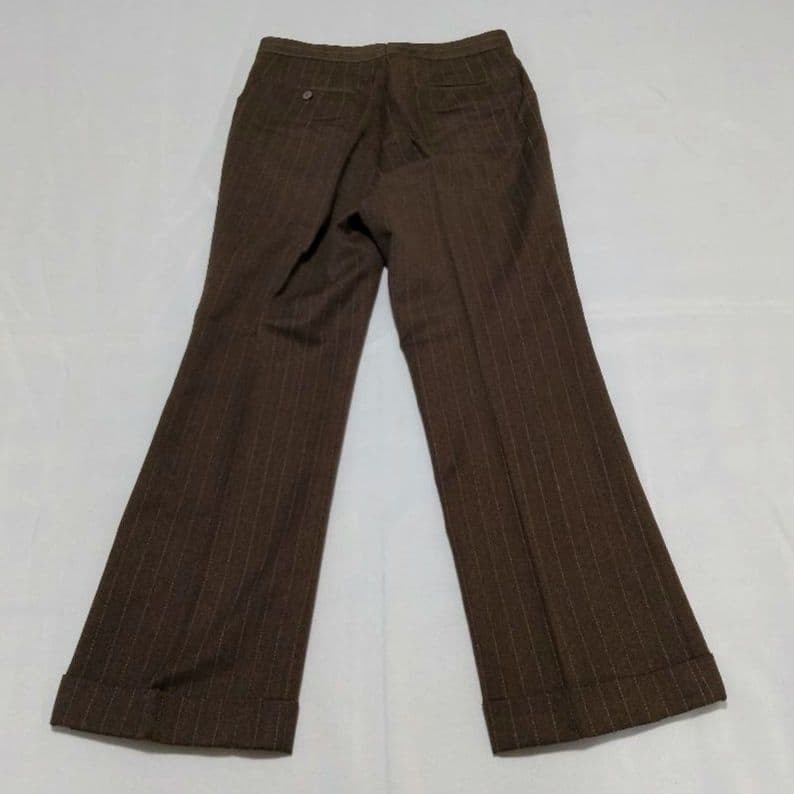 【70s】ビンテージ スリーピース ファッション・スーツ ブラウン 超希少！