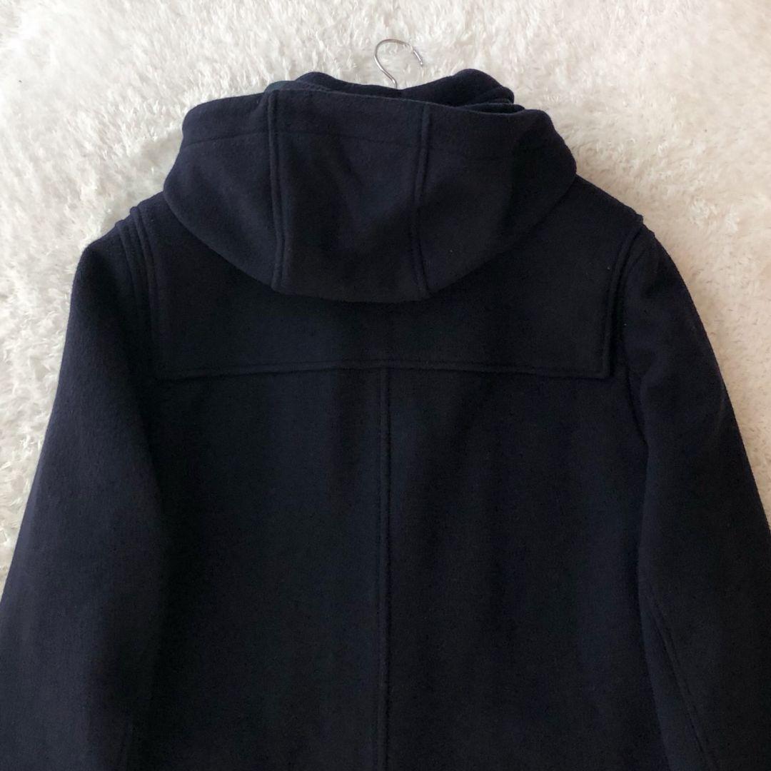 ブルックスブラザーズ ダッフルコート メルトン トグル レザー ネイビー L