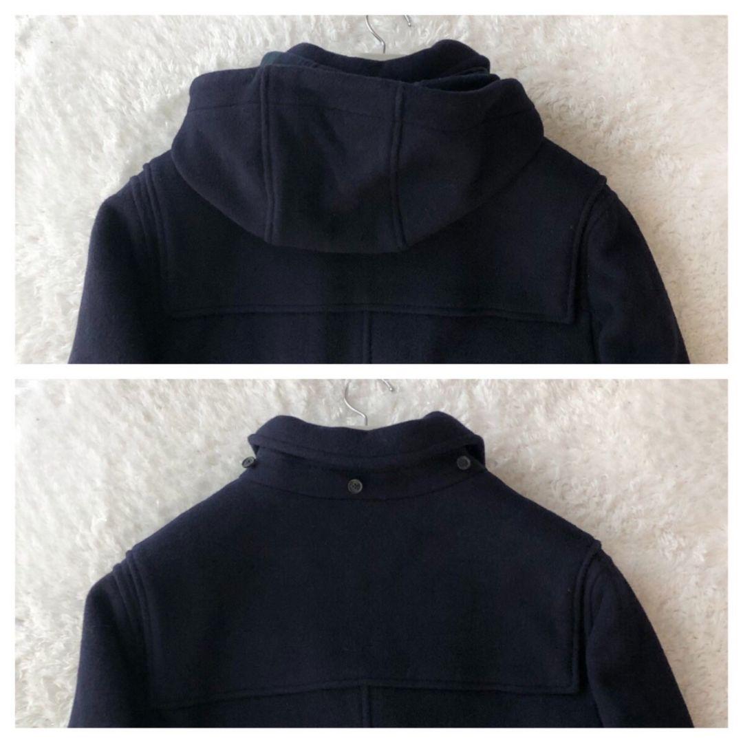 ブルックスブラザーズ ダッフルコート メルトン トグル レザー ネイビー L