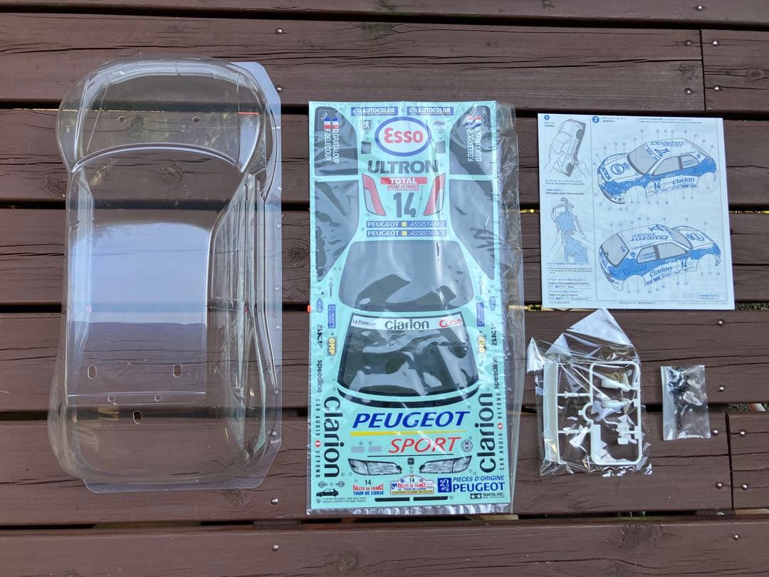 ホビーラジコン HAMA HAMATAMIYA PEUGEOT 306 MAXI WRC