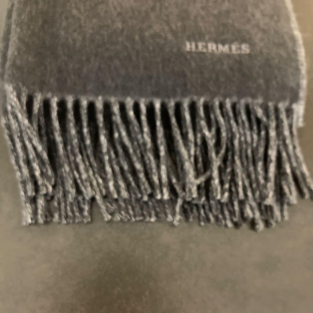 エルメス　カシミヤマフラー　マフラー　レクトヴェルソ