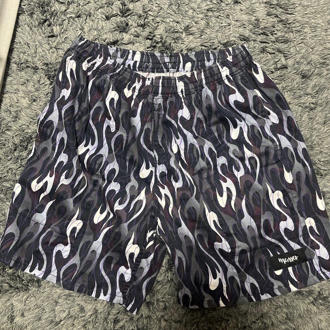 MASSES フレイム柄ショートパンツ M