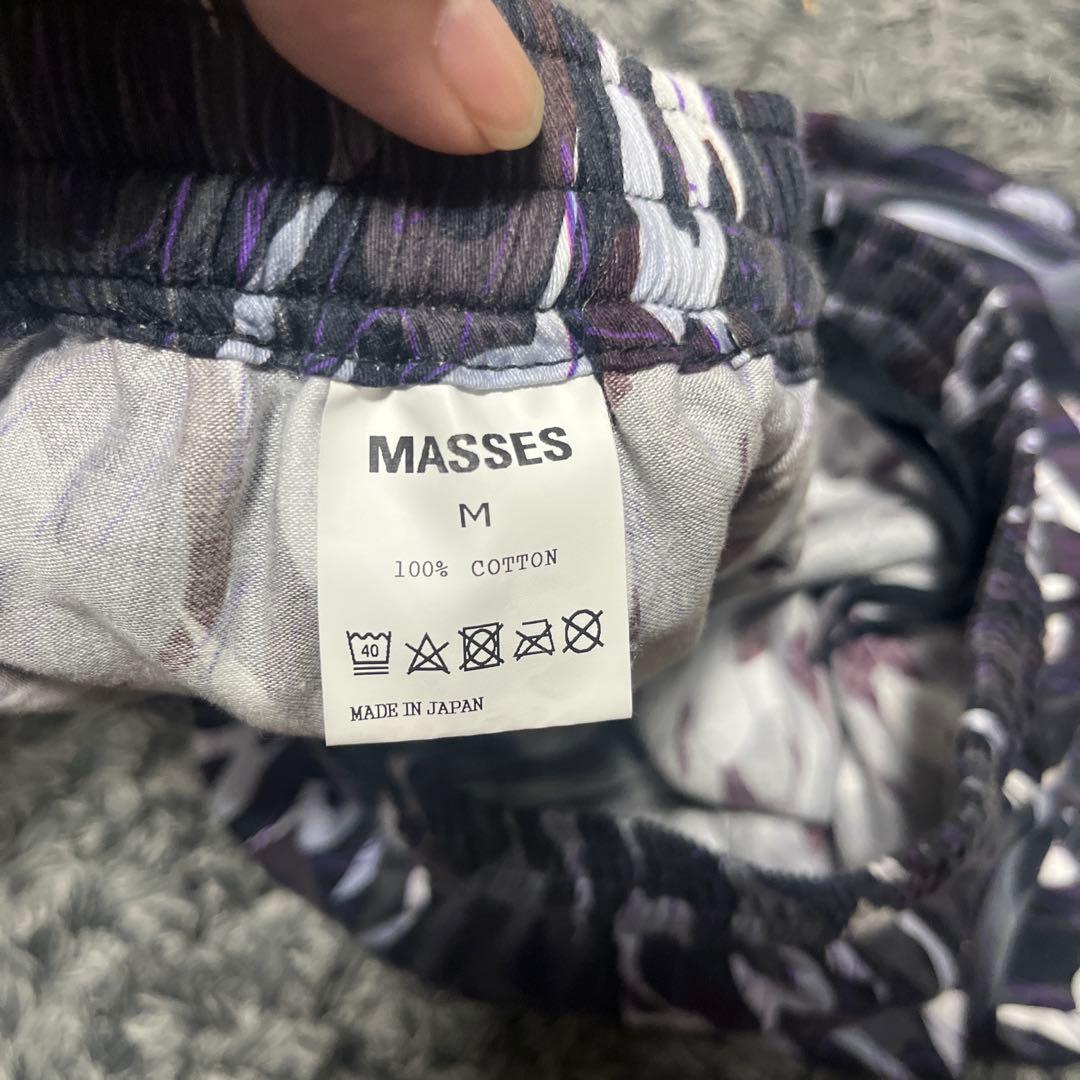 MASSES フレイム柄ショートパンツ M