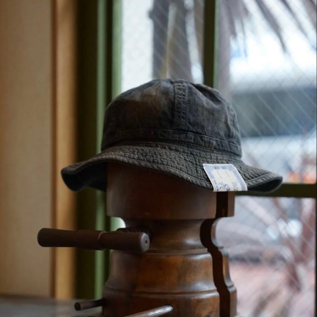 H.W.DOG 【VINTAGE DENIM FATIGUE HAT 】