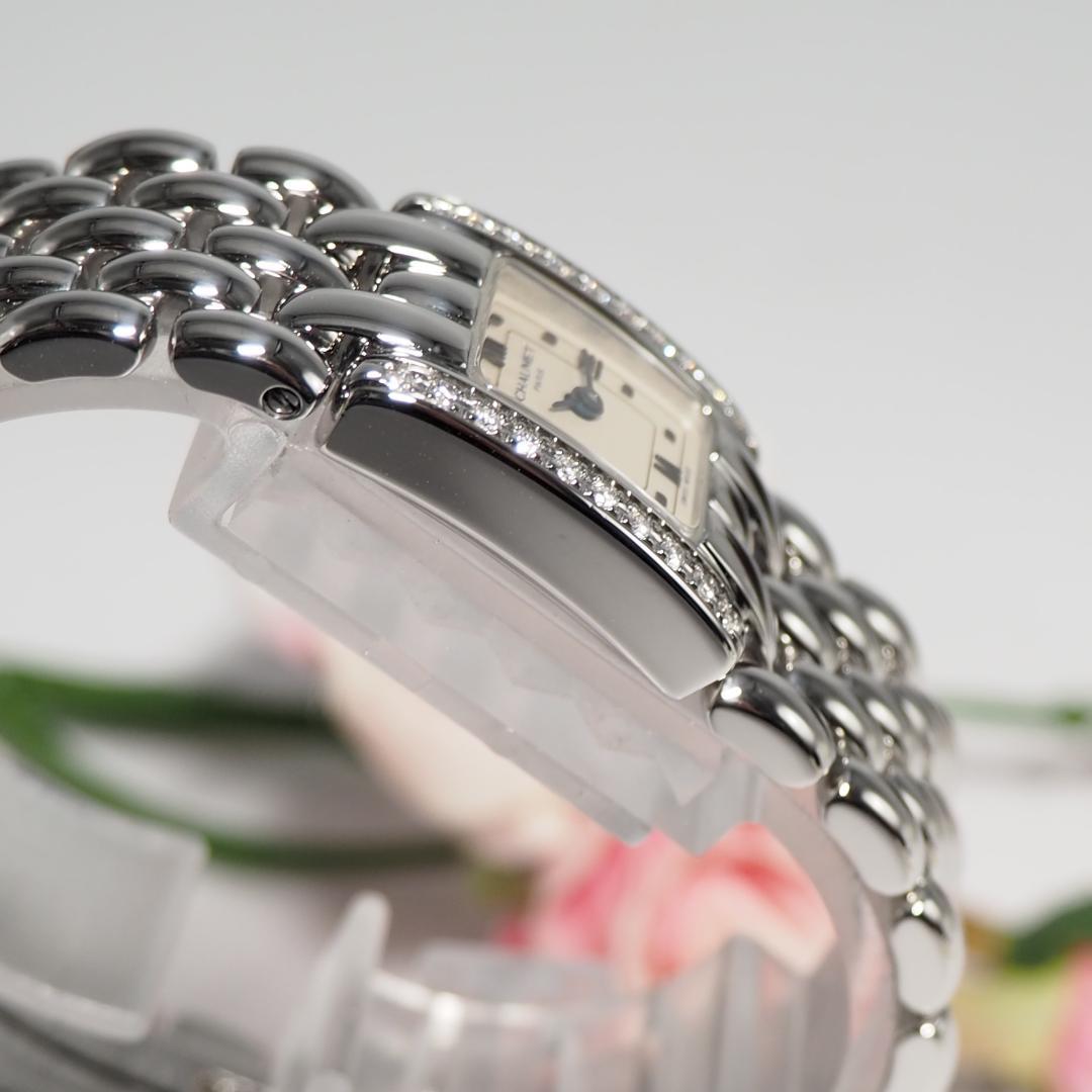 美品 ショーメ CHAUMET ケイシス スクエア ダイヤベゼル 腕時計 576