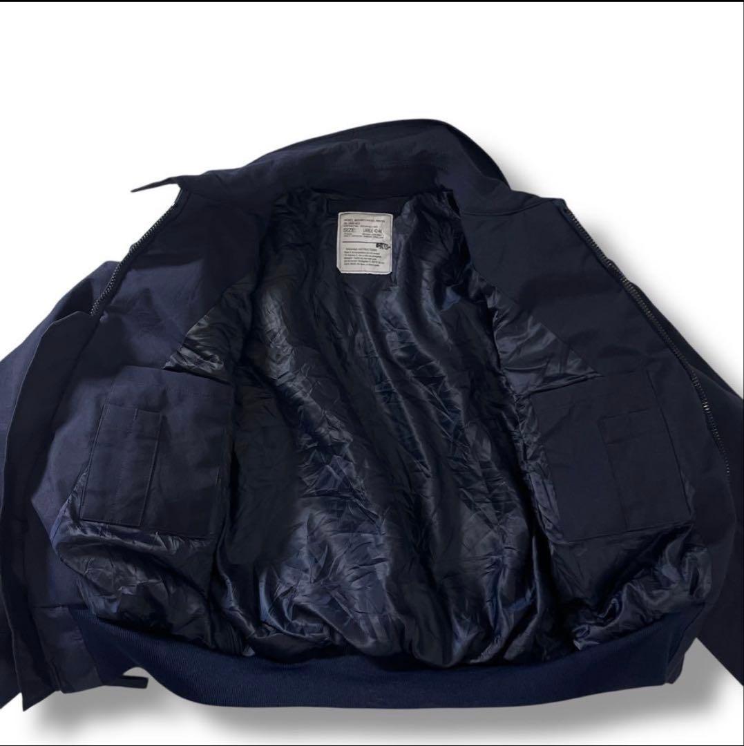 美品 90s 米軍実物 セキュリティーポリスウィンタージャケット L