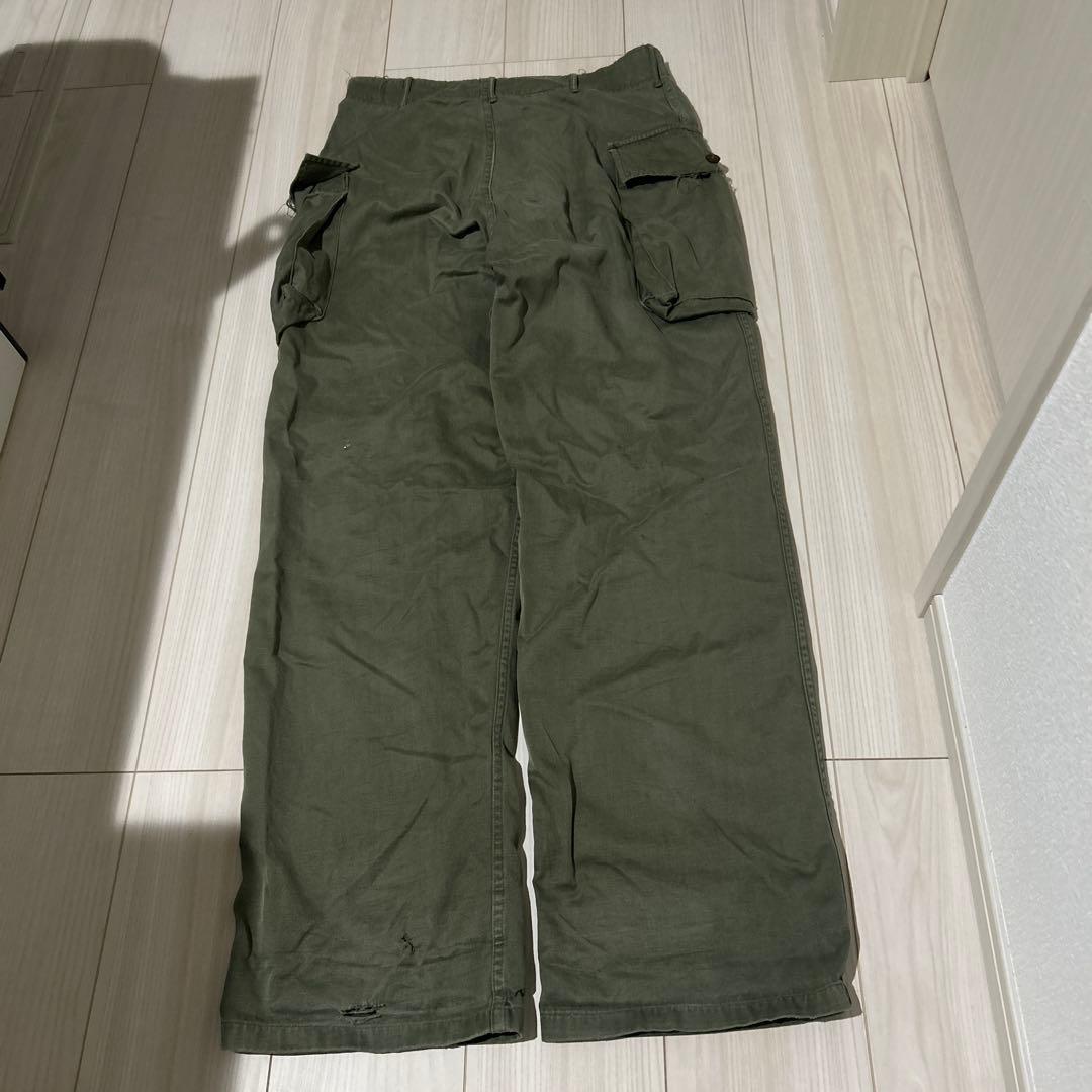 60's U.S.ARMY コットンポプリン ジャングルファティーグパンツ