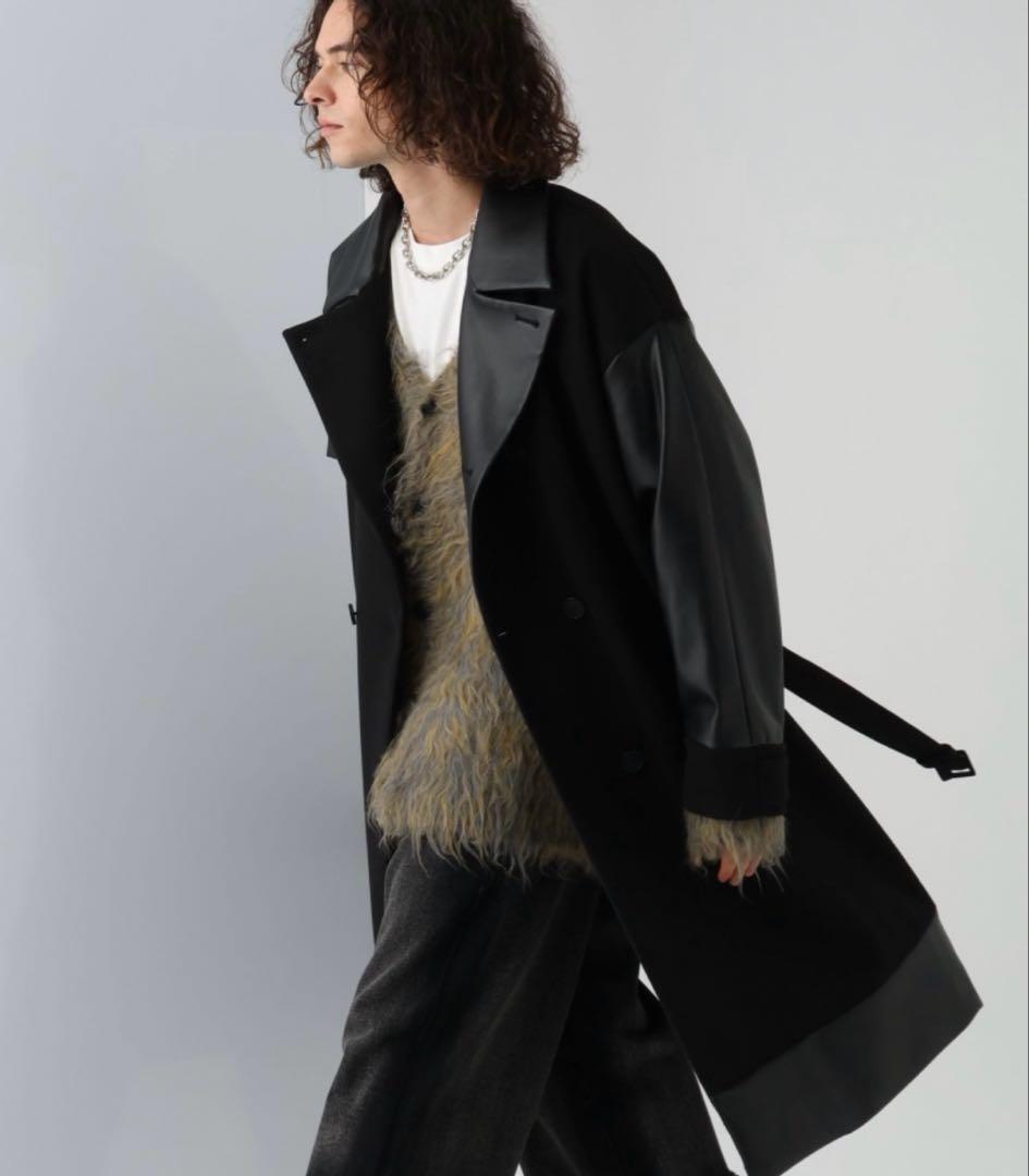 HARE ウーリーテックキリカエコート ジャケット・アウター トレンチコート