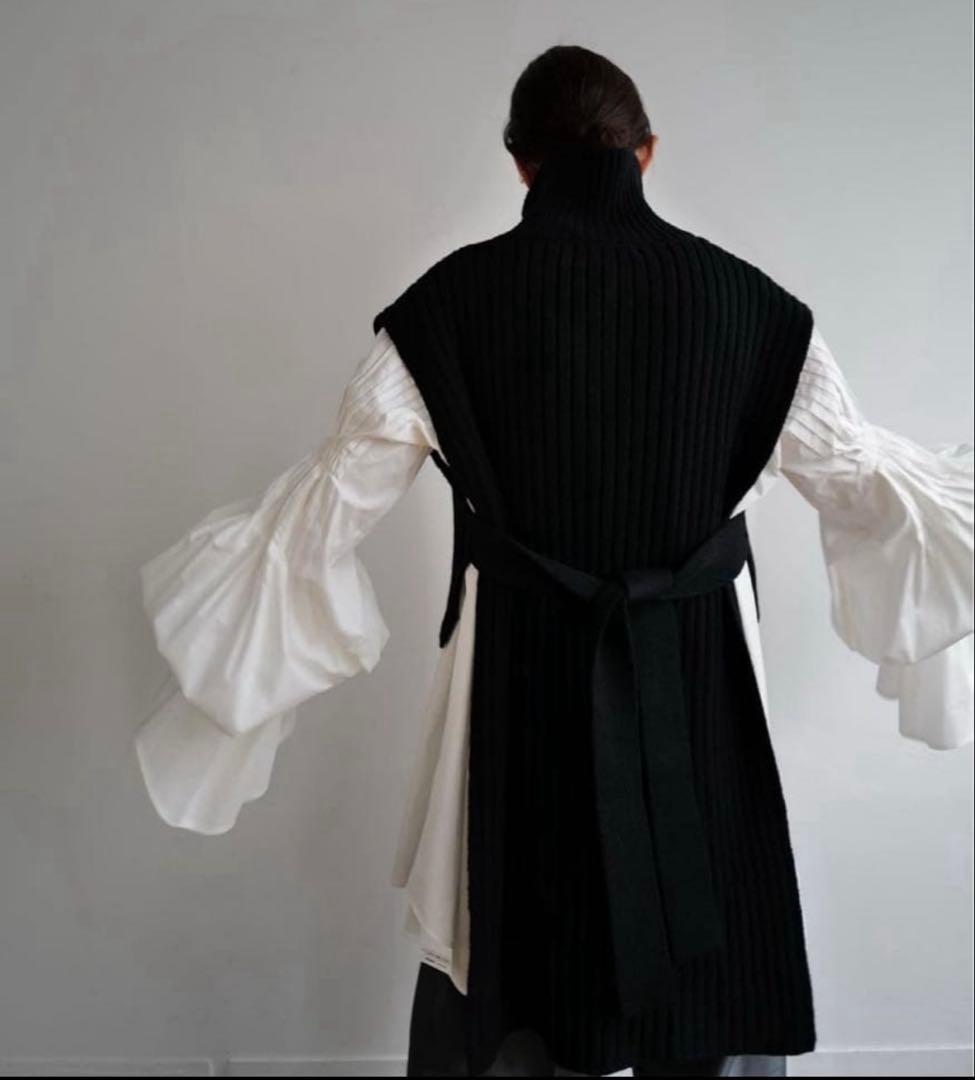 【美品】 ETRE TOKYO ハーフジップタートルニットベスト