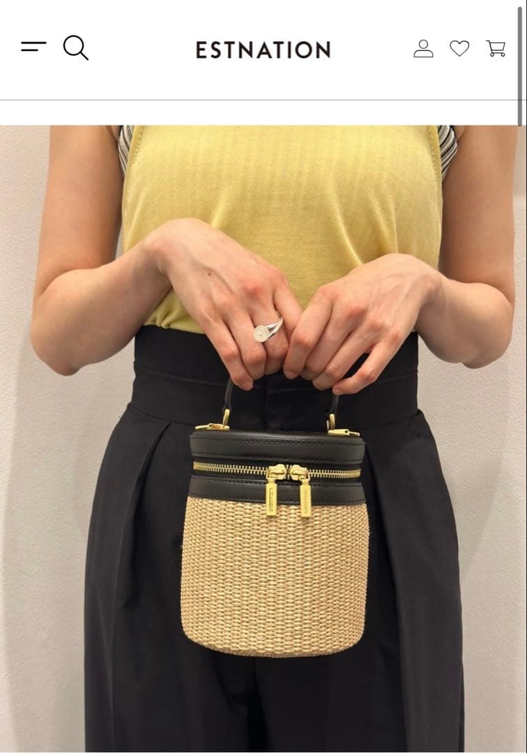 ヴィオラドーロかごバッグバニティ