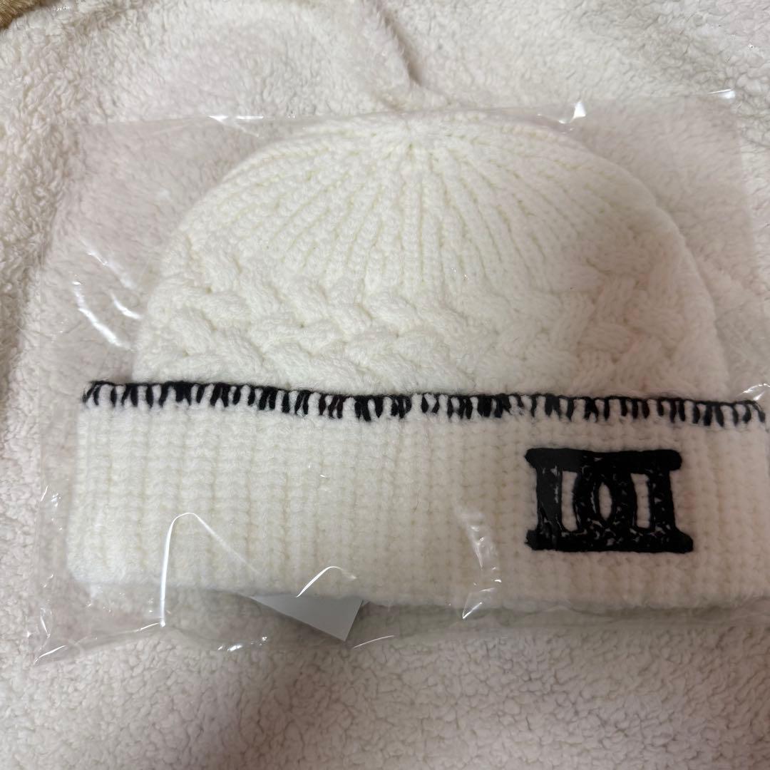 darich DDロゴバスケットニットビーニー WHT