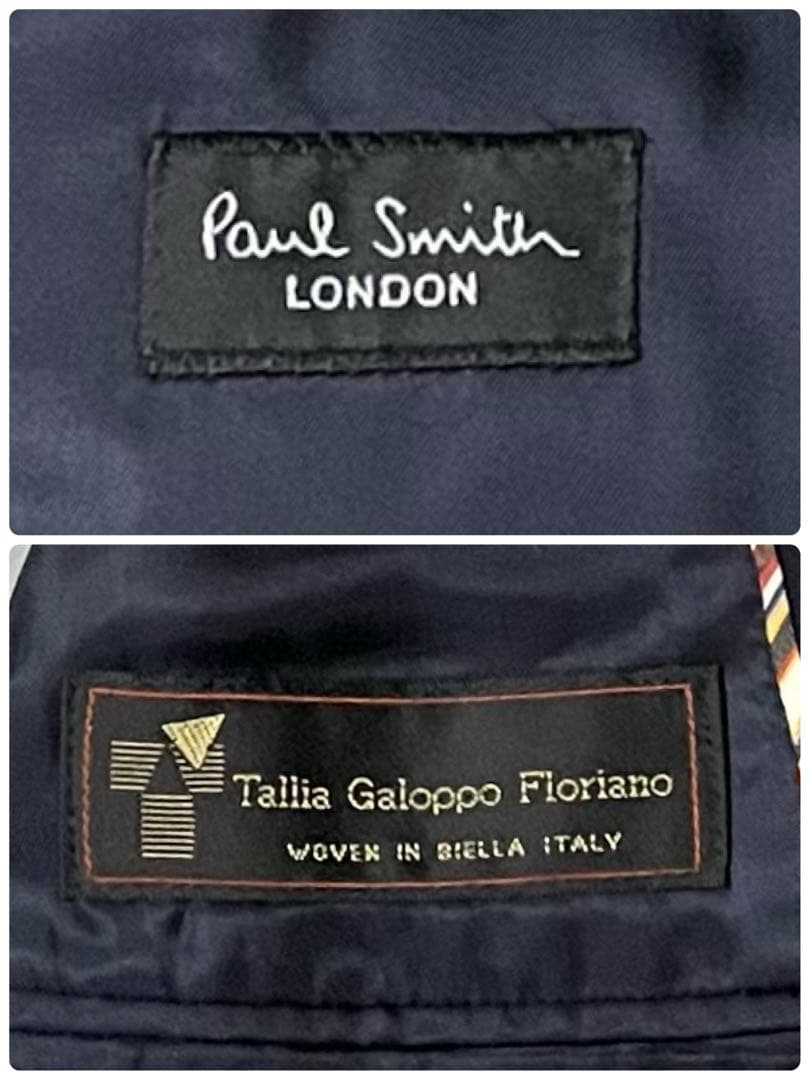 ポールスミス × 伊生地 パイピングデザイン セットアップスーツ M 美品