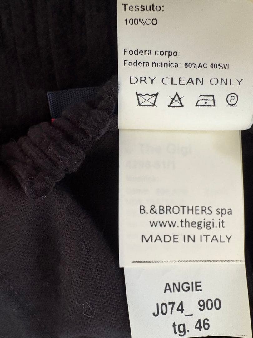 THE GIGI コーデュロイセットアップスーツ