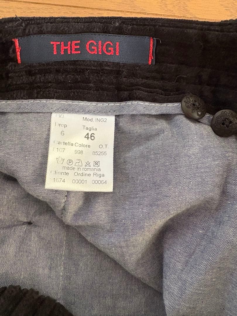 THE GIGI コーデュロイセットアップスーツ