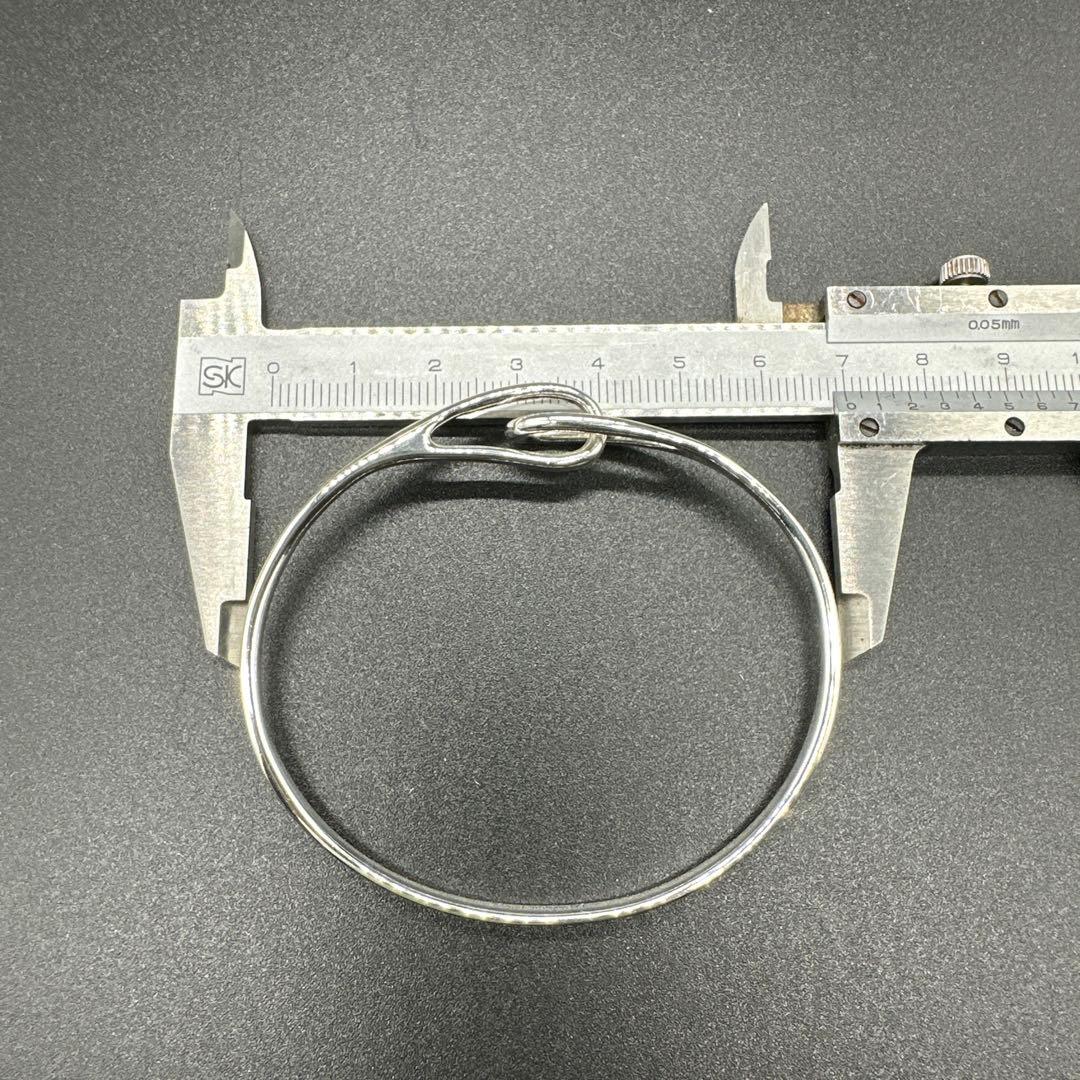【美品】ティファニー ダブルループ ブレスレット バングル　シルバー 925