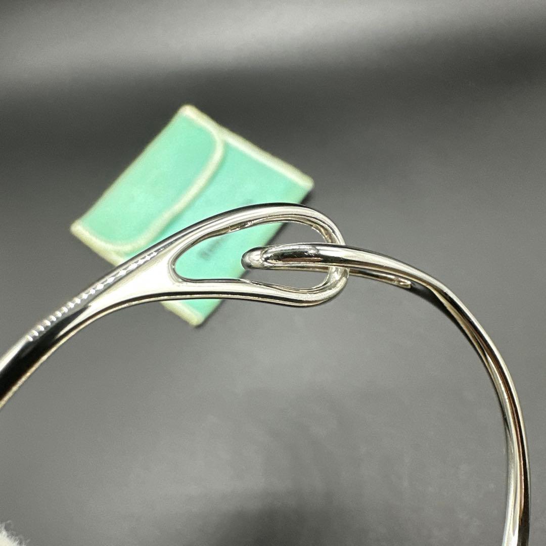 【美品】ティファニー ダブルループ ブレスレット バングル　シルバー 925