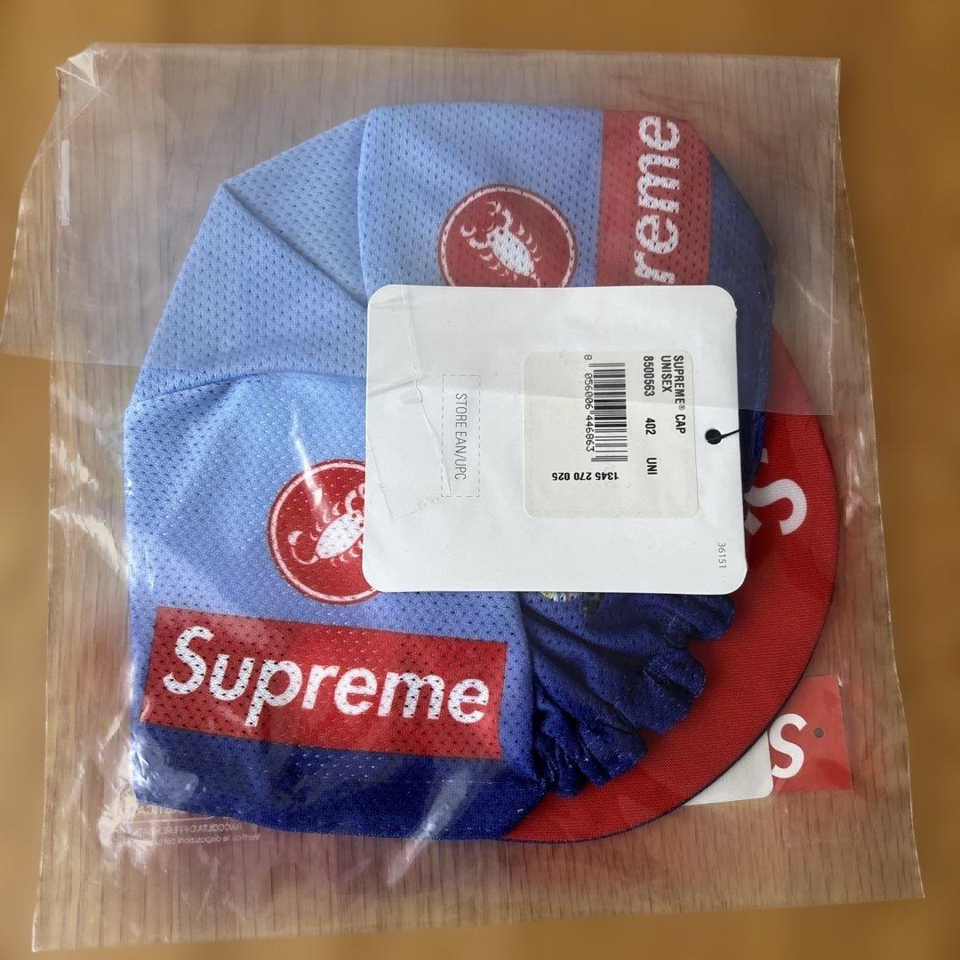 Supreme スポンジボブ サイクルキャップ　青