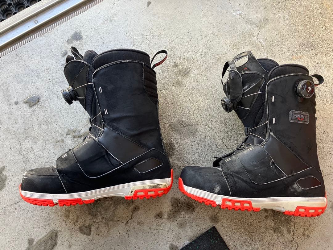 Salomon 男性用スノーボードブーツ 黒/赤