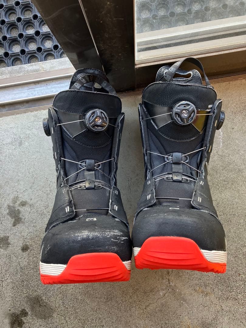 Salomon 男性用スノーボードブーツ 黒/赤