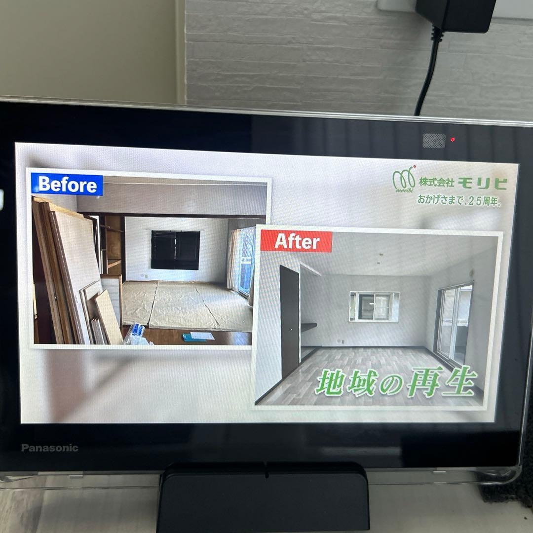 【ほぼ新品】Panasonic UN-10L11-K BLACK 防水テレビ