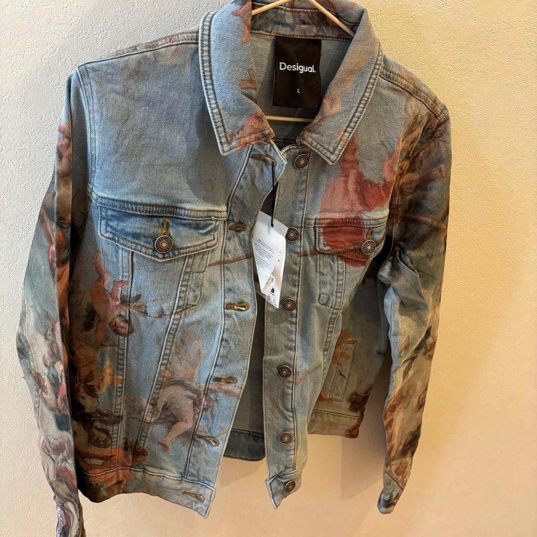 Desigual ルネサンスプリント デニムジャケット