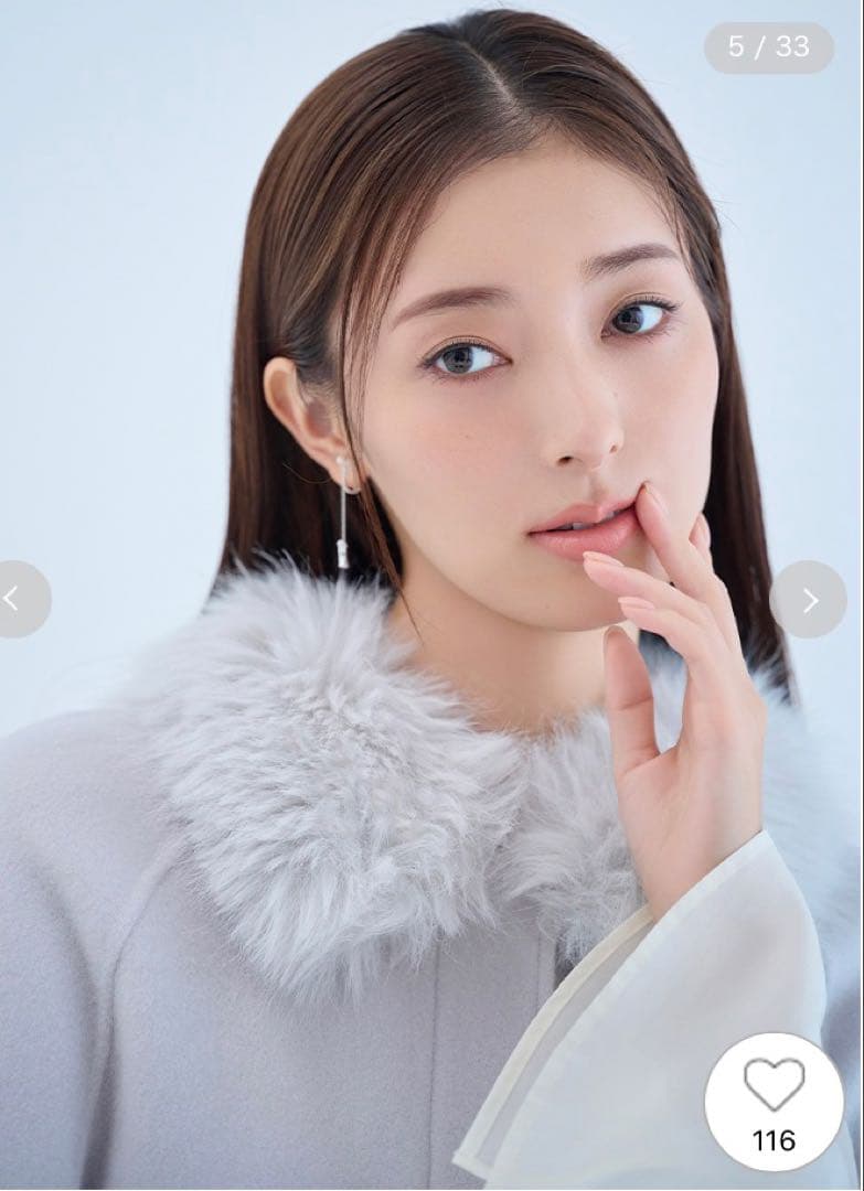 CELFORD セルフォード ファーティペットケープ LGRY ファーコート