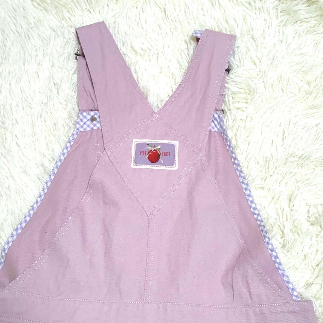 PINK HOUSE 25年 ギンガムチェック使いサロペット