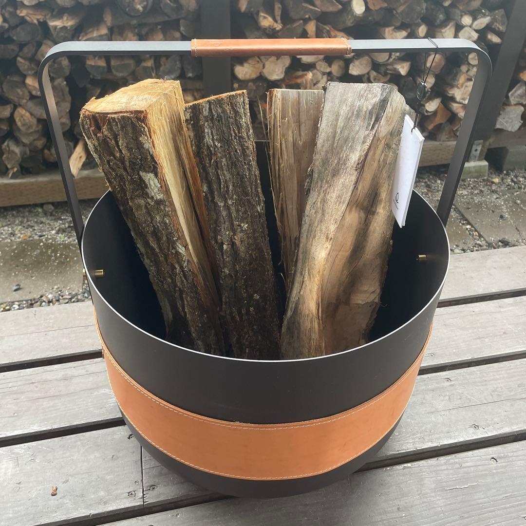 【最終値下げ】 FIRE SIDE ファイヤーサイド ウッドバスケット エマ