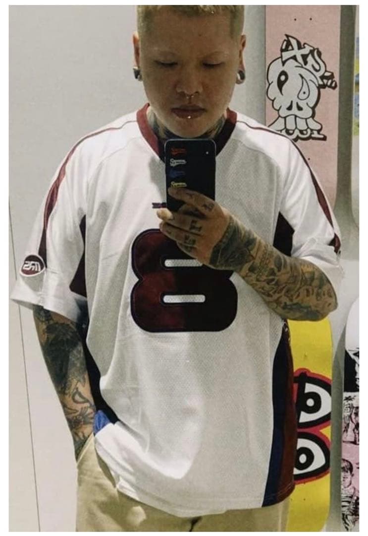 Supreme Martin Rose Football Jersey 白Ｍ