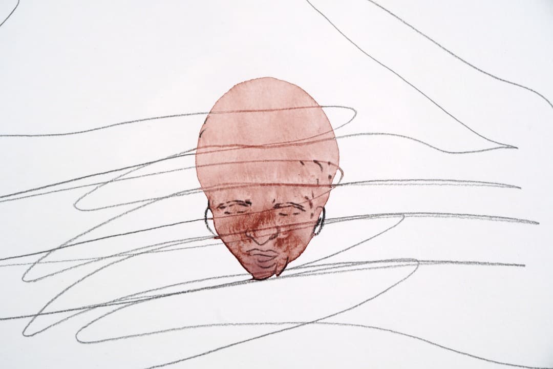 GOROさま専用　川内 理香子「hands」水彩・鉛筆　COA有