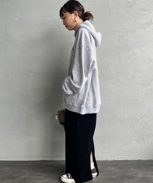 AMERICANA　カレッジプリントスウェットフーディー