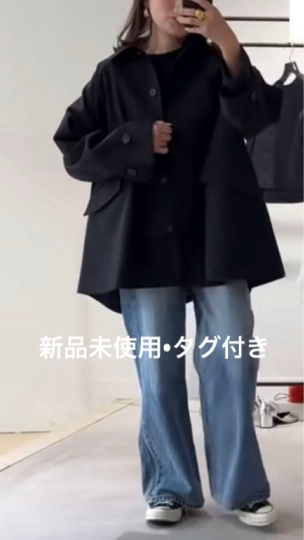 liten トレンチコート　ネイビー　新品タグ付き