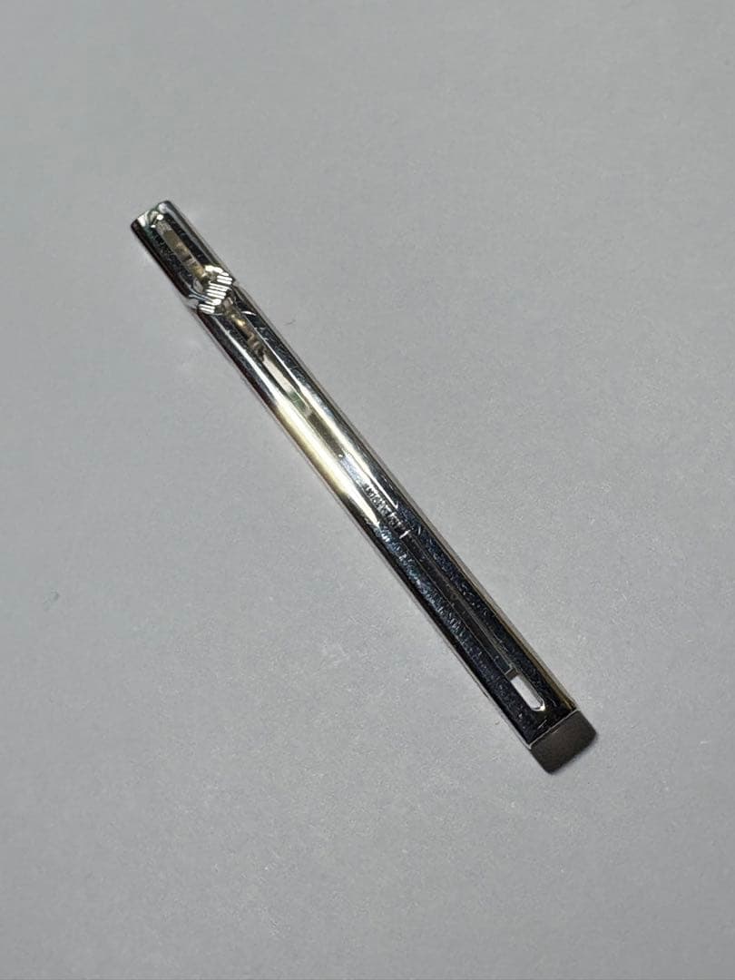 GUCCI グッチ シルバー925 ネクタイピン クリップ式／純正収納袋付き