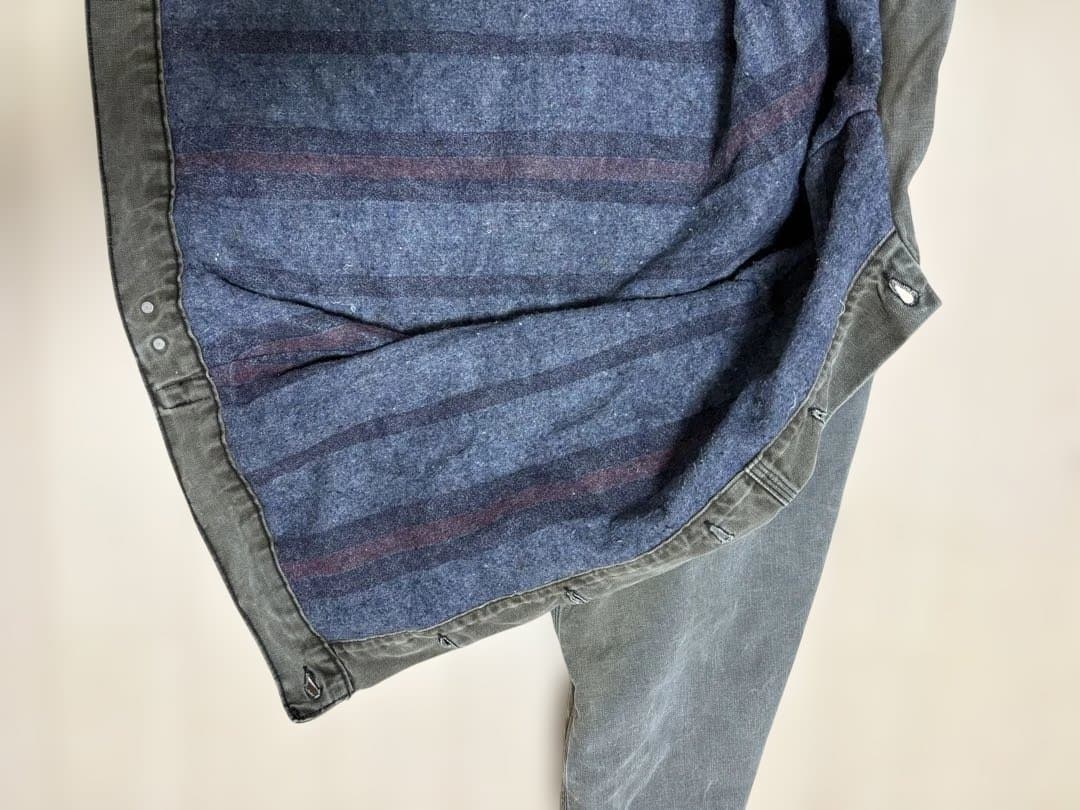 は*と様 90s カーハート トラッカージャケット ブランケット L JB142