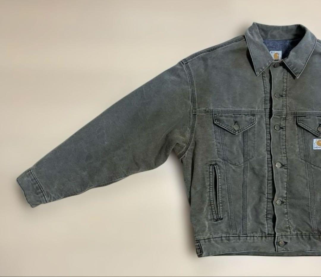 は*と様 90s カーハート トラッカージャケット ブランケット L JB142