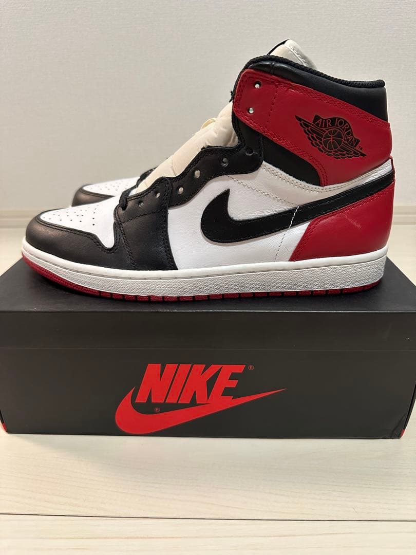 【稀少】Nike Air Jordan1RetroHigh Black Toe