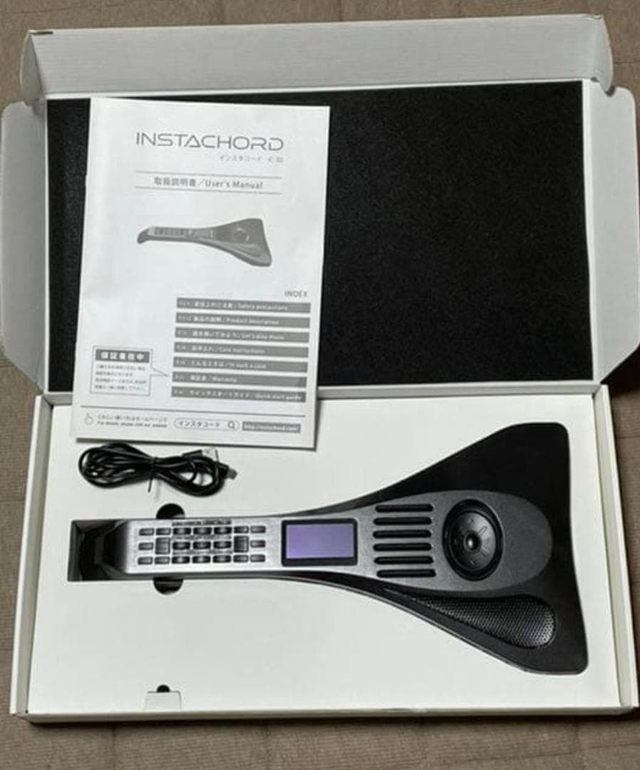 インスタコード（黒/BLACK）デジタル楽器　ギター/コード　かんたん