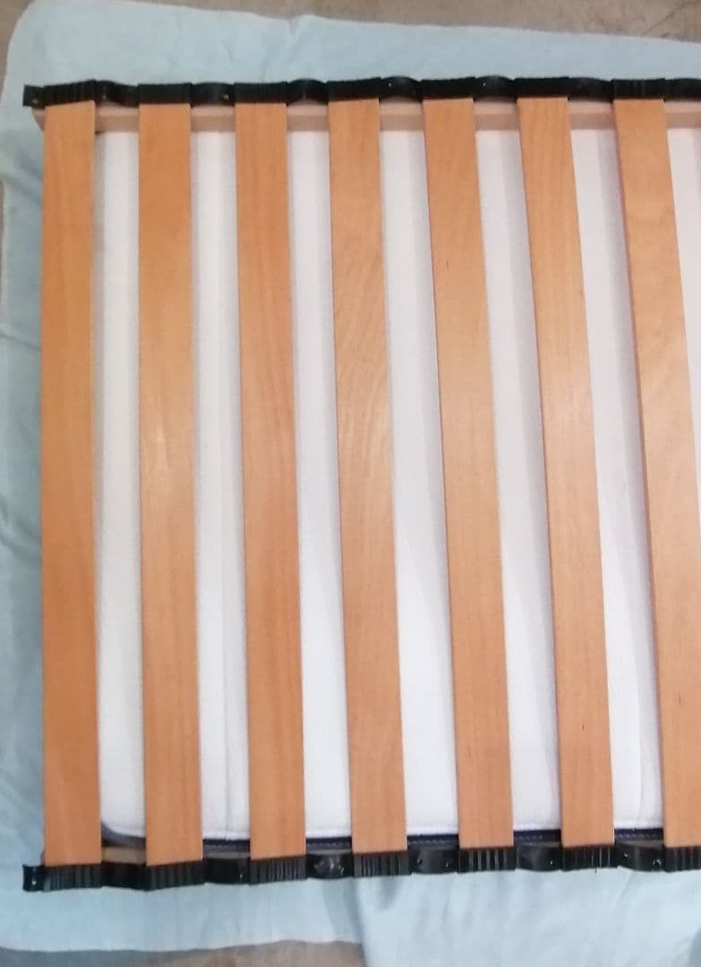 i▲【通気性アップ】すのこ ベッド ロールタイプ コンパクト収納 機能的