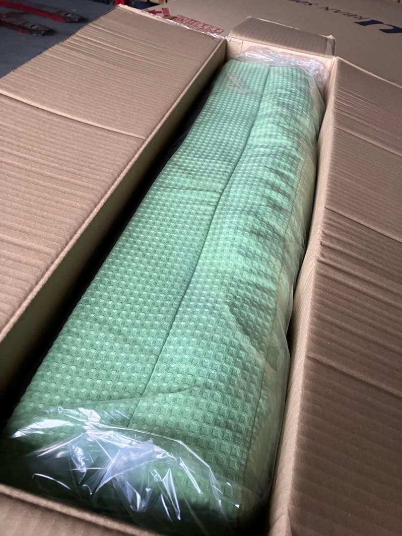 新品未使用　日本製　フロアリクライニングソファベッド　90ｃｍ幅　グリーン