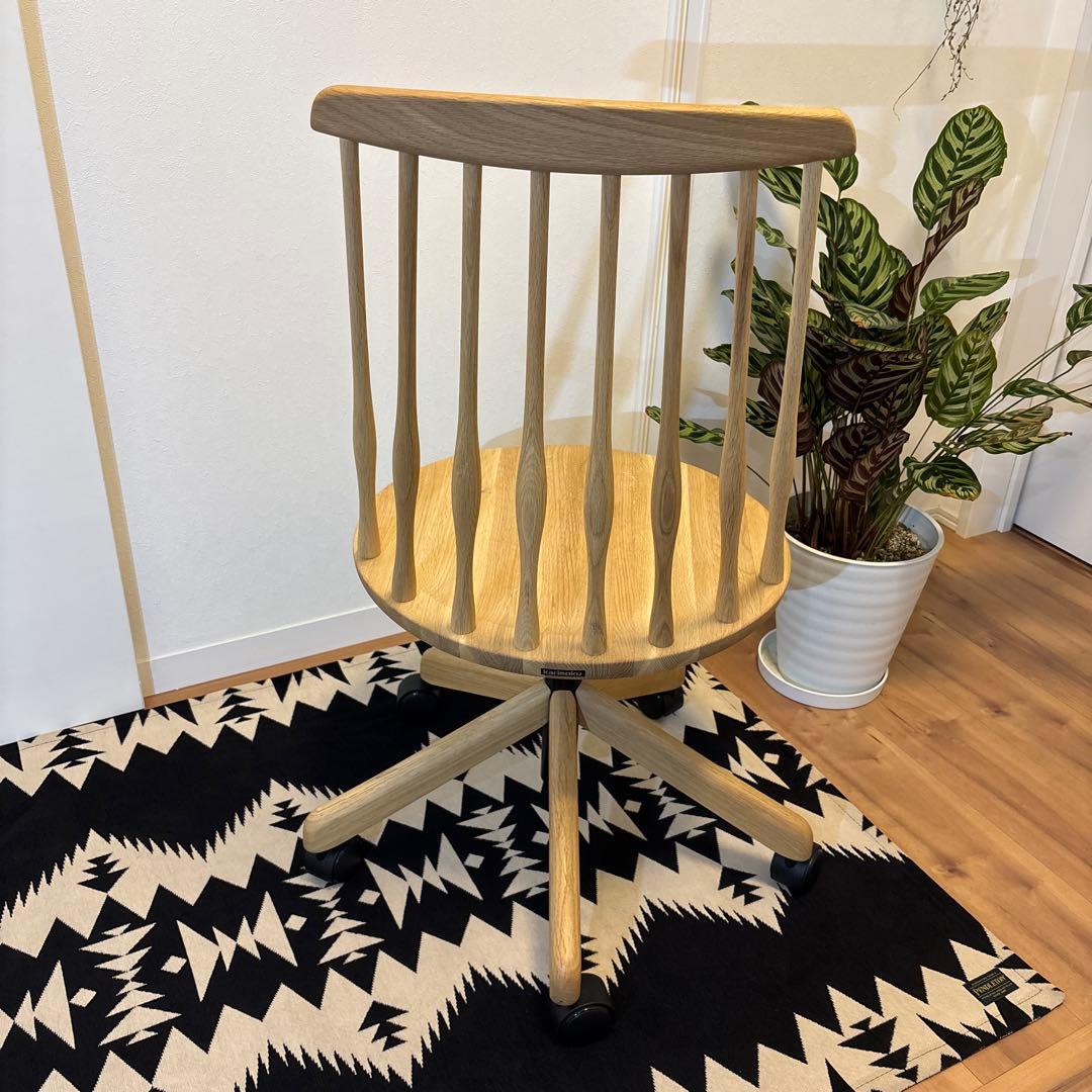 美品 Karimoku カリモク ウィンザー　デスクチェア XF4001