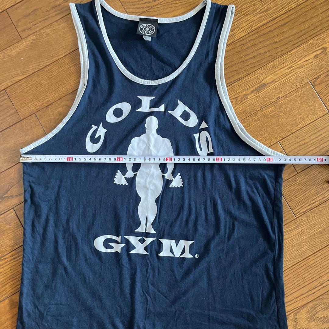 ゴールドジム　リンガータンクトップ　gold's gym ネイビー