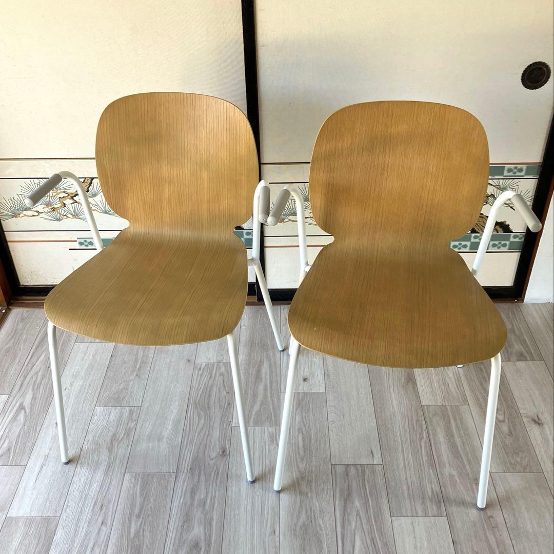 引き取り可！美品 IKEA SVENBERTIL ダイニングチェア 2脚セット