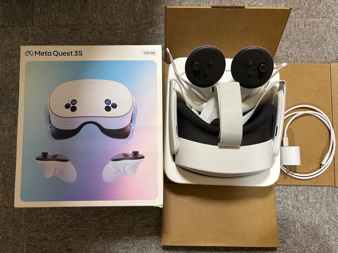 Quest3s　128gb　VRヘッドセット　メガネスペーサー無し