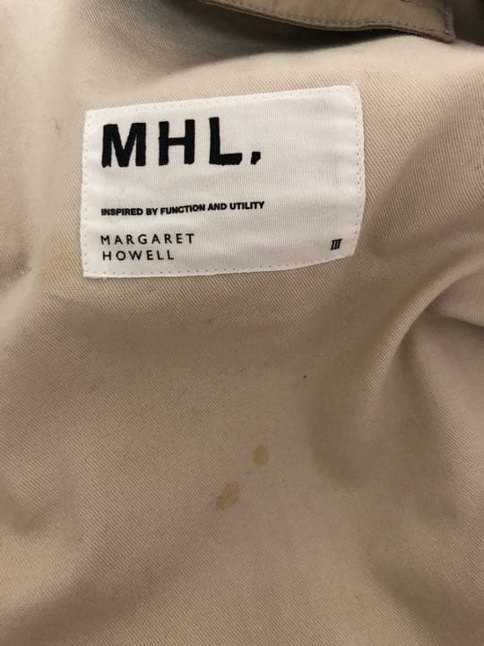 MHL.ステンカラーコート　ライナー付き