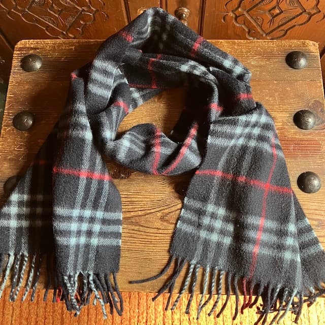 英国製 Burberrys バーバリーズ カシミヤ100% マフラー イギリス