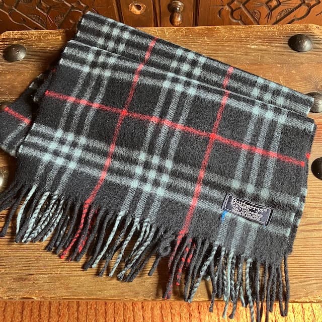 英国製 Burberrys バーバリーズ カシミヤ100% マフラー イギリス