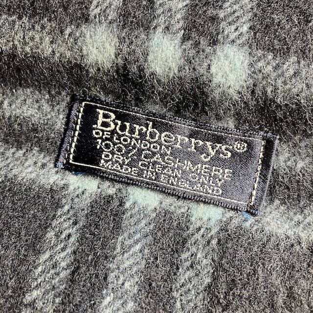英国製 Burberrys バーバリーズ カシミヤ100% マフラー イギリス