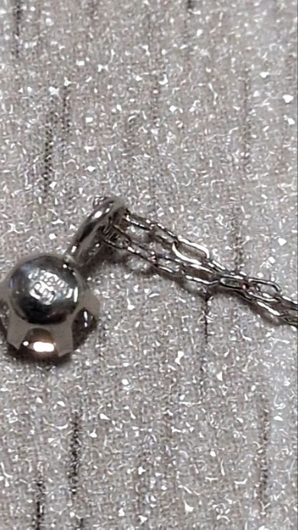 K18wg 0.10 刻印　　ネックレス