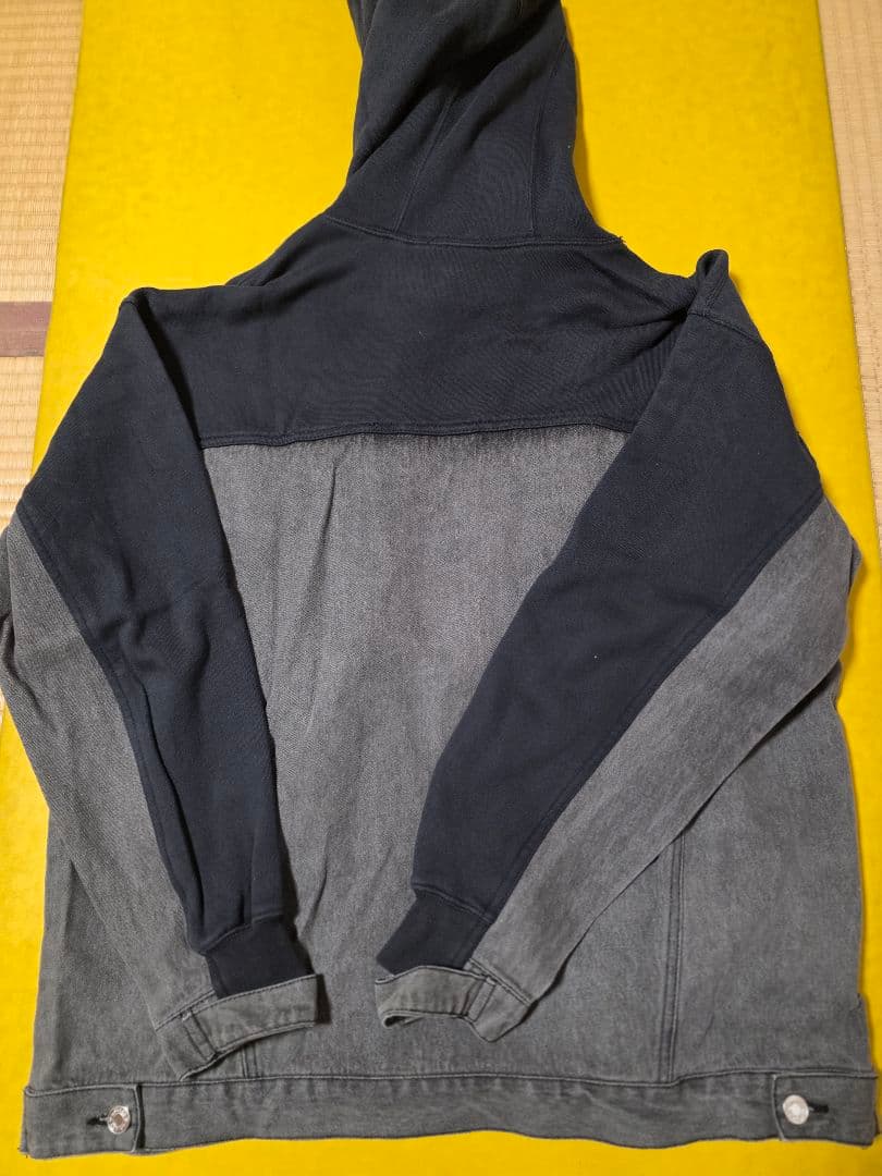 adidas×dry clean only　デニムパーカー　サイズM