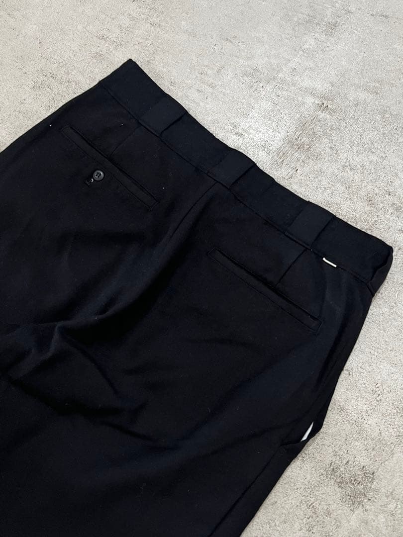 OVY Wool チノスラックス BLACK L ウール